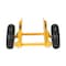 Vestil Yellow Adjustable Panel Dolly 600 lb Capacity Pneumatic Casters PLDL-ADJ-10PN - alternate 2